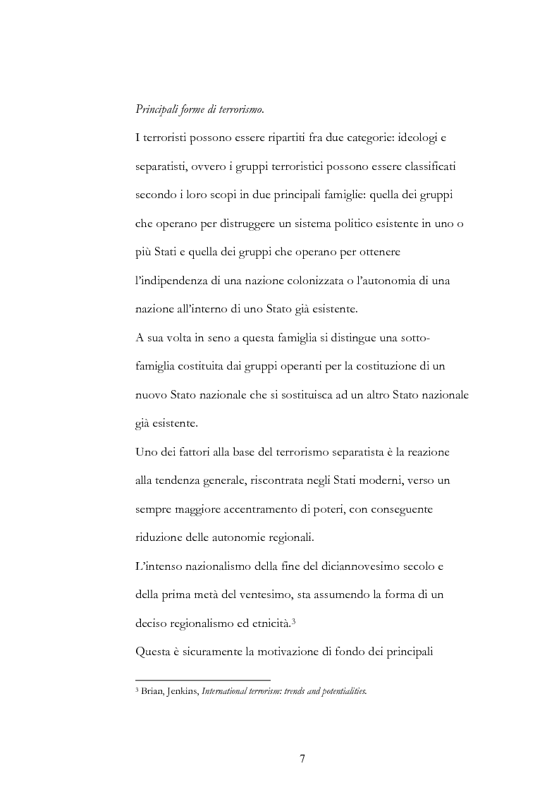 Anteprima della tesi: Geopolitica del terrorismo: rassegna di dati recenti., Pagina 7