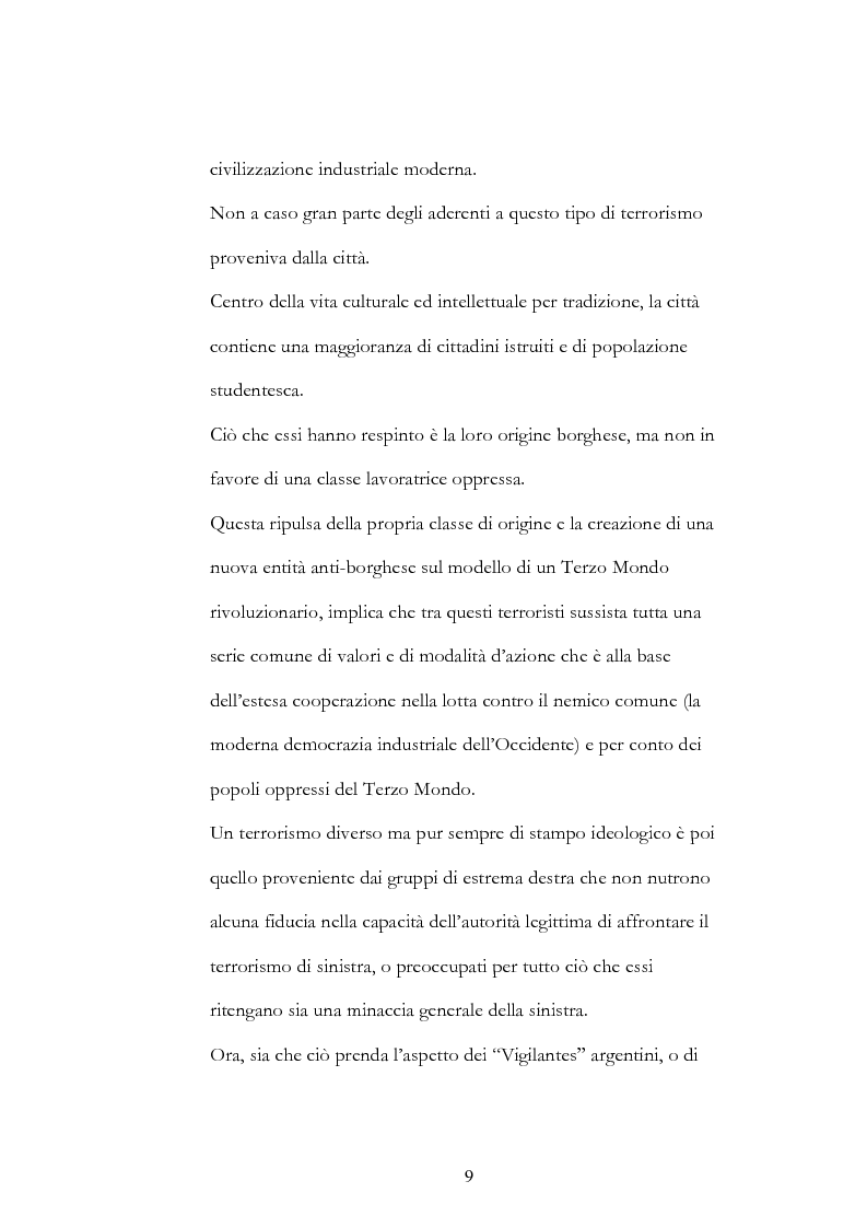 Anteprima della tesi: Geopolitica del terrorismo: rassegna di dati recenti., Pagina 9