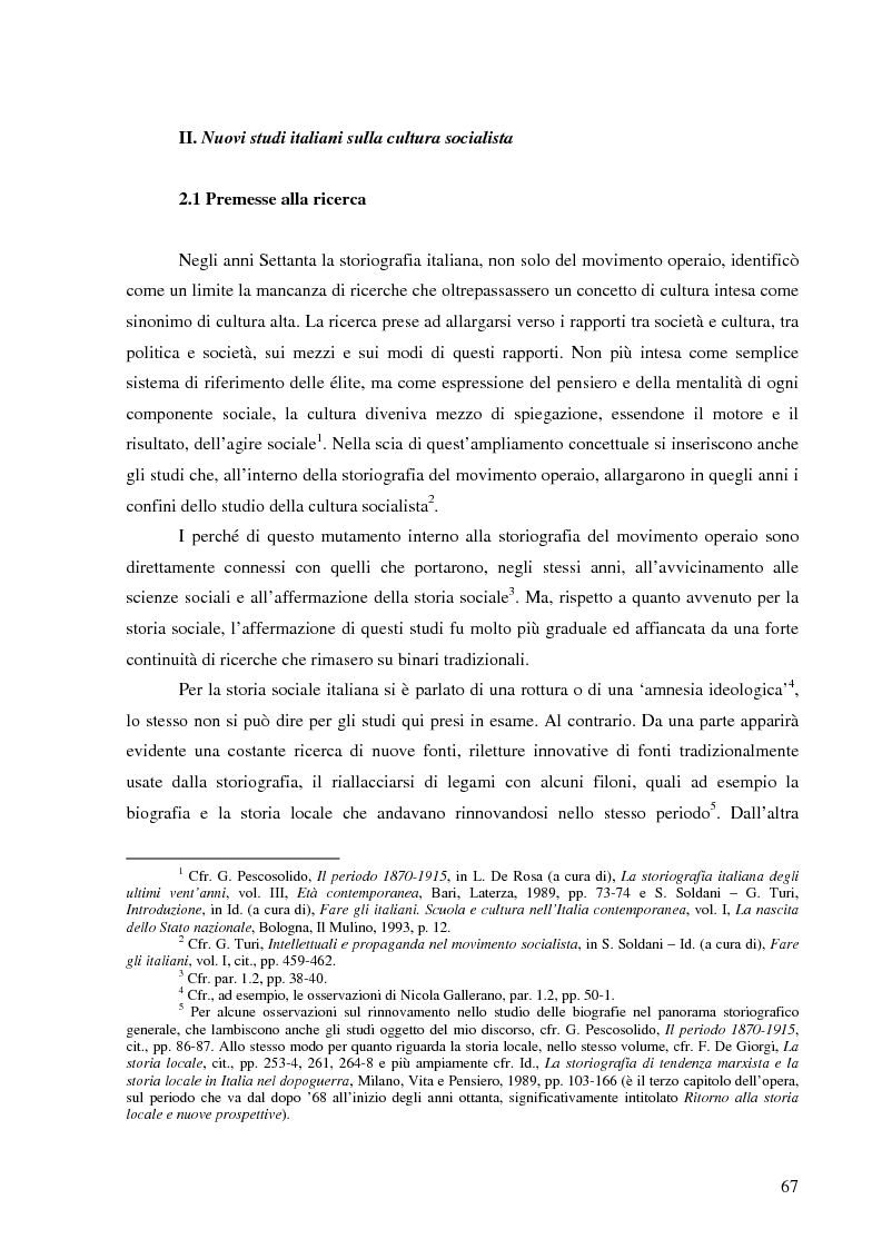 Anteprima della tesi: Socialismo e cultura in Italia nel periodo della Seconda Internazionale, Pagina 13