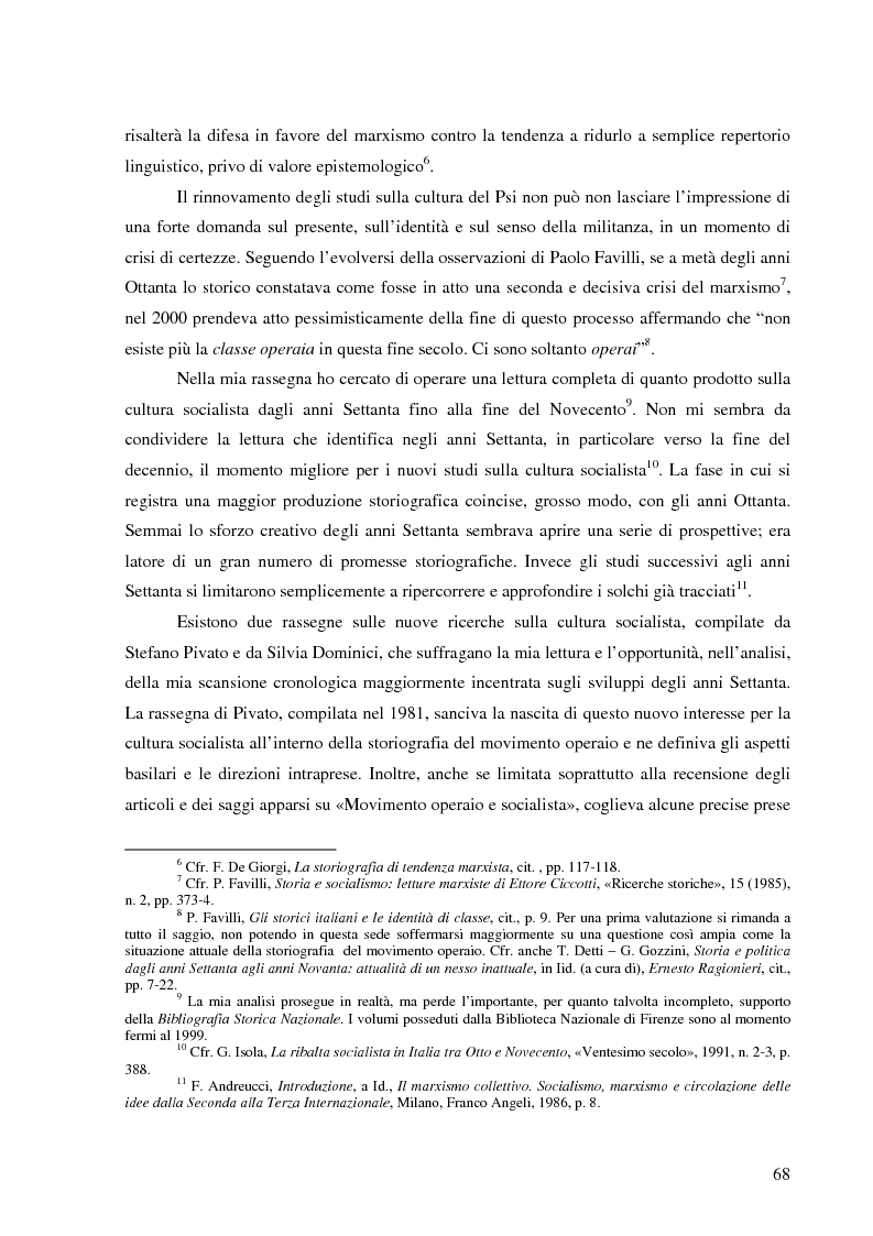 Anteprima della tesi: Socialismo e cultura in Italia nel periodo della Seconda Internazionale, Pagina 14