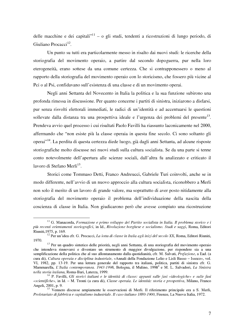 Anteprima della tesi: Socialismo e cultura in Italia nel periodo della Seconda Internazionale, Pagina 4