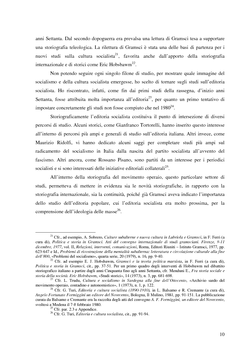 Anteprima della tesi: Socialismo e cultura in Italia nel periodo della Seconda Internazionale, Pagina 7