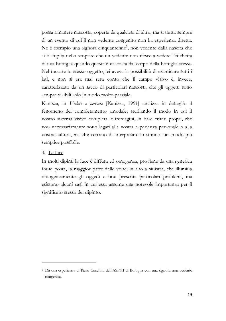 Anteprima della tesi: Arti visive per non vedenti, Pagina 13
