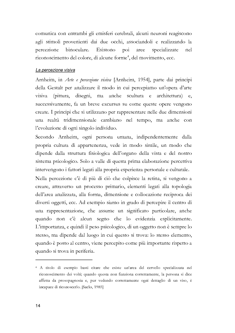 Anteprima della tesi: Arti visive per non vedenti, Pagina 8
