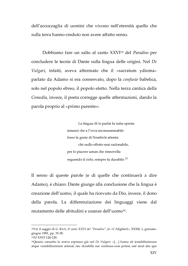 Anteprima della tesi: La lingua dei diavoli nell'Inferno dantesco, Pagina 8