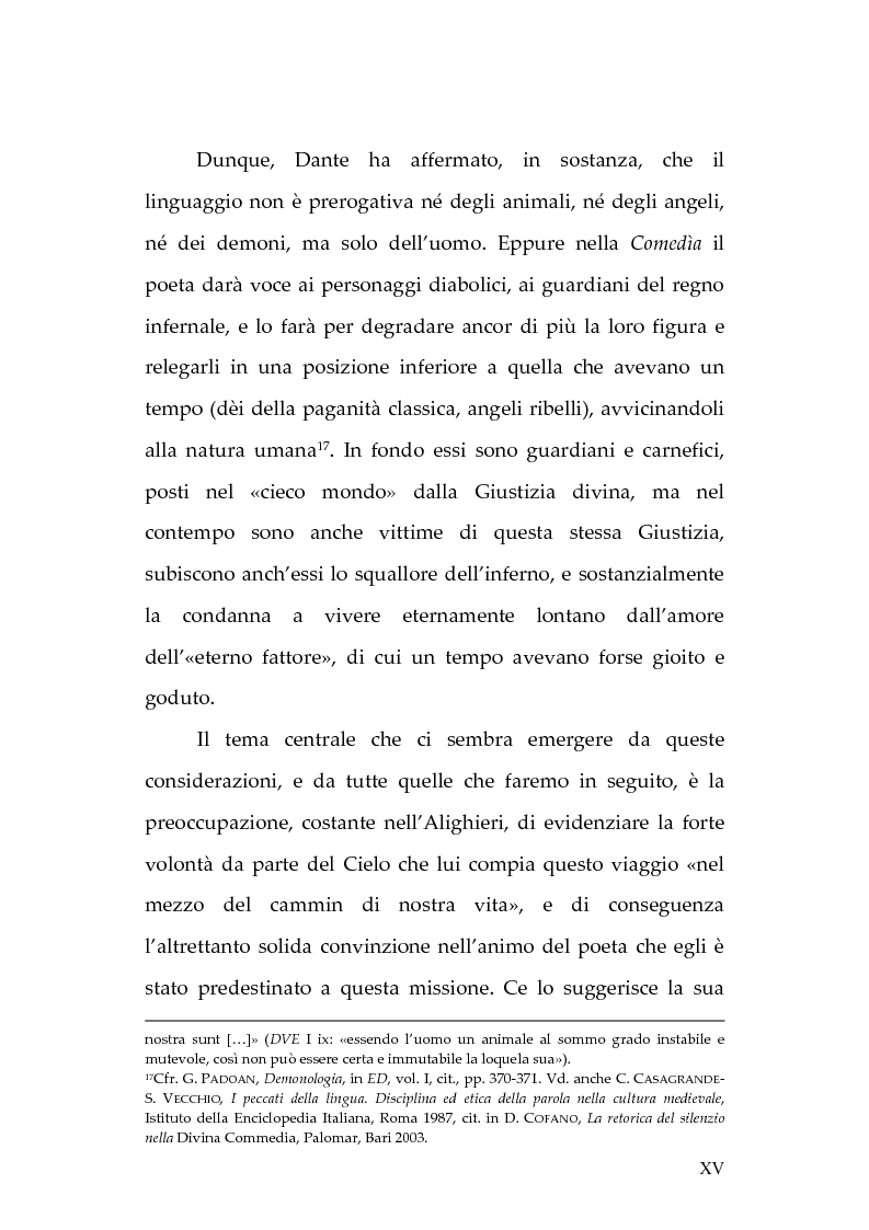 Anteprima della tesi: La lingua dei diavoli nell'Inferno dantesco, Pagina 9