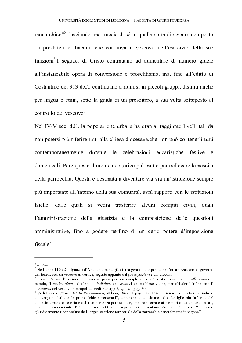 Anteprima della tesi: Il governo della parrocchia, Pagina 3