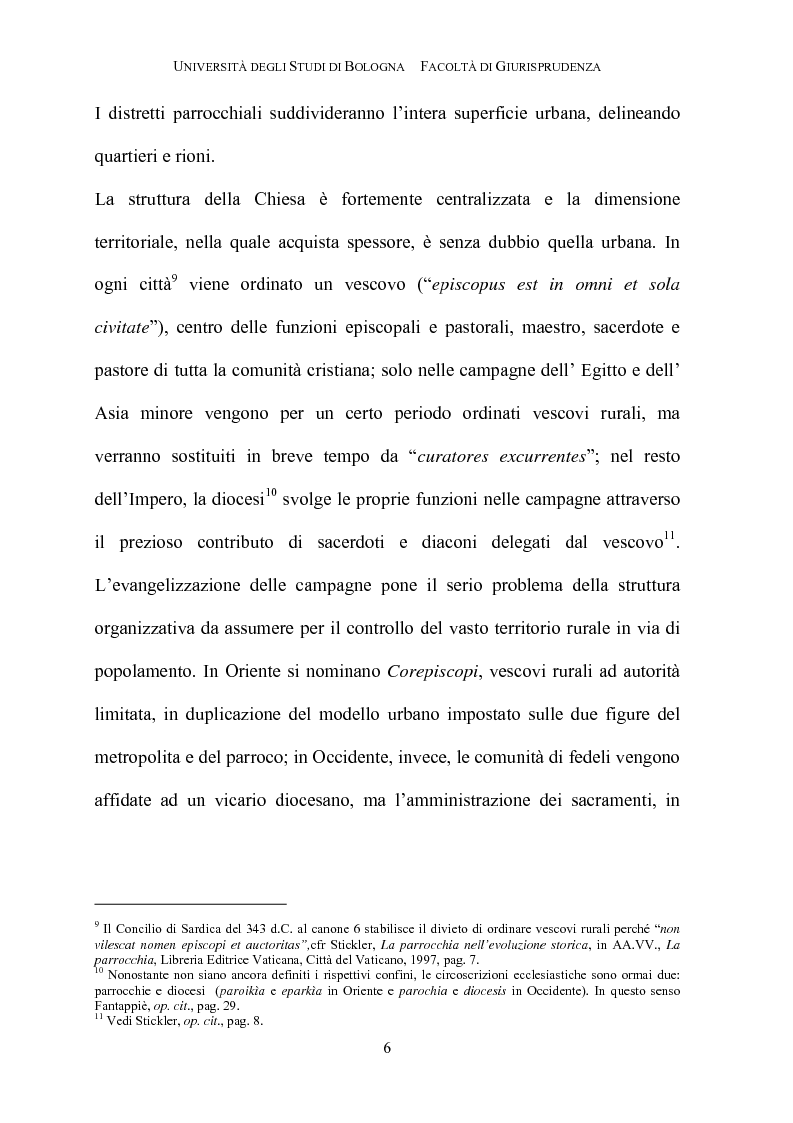Anteprima della tesi: Il governo della parrocchia, Pagina 4