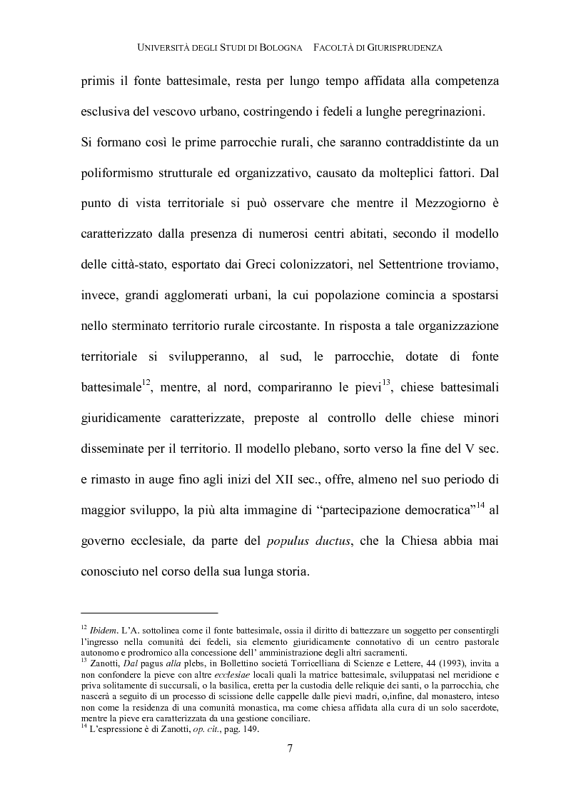 Anteprima della tesi: Il governo della parrocchia, Pagina 5
