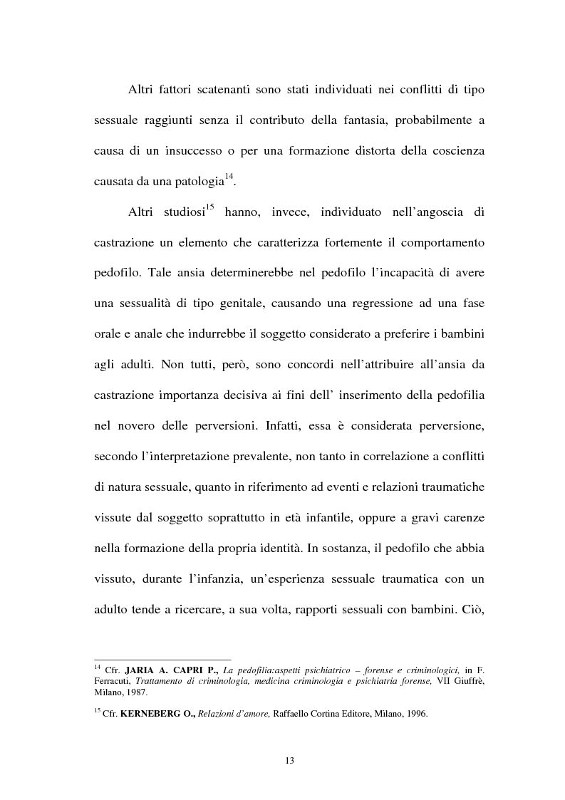 Anteprima della tesi: La pornografia minorile su Internet e le tecniche per contrastarla, Pagina 13