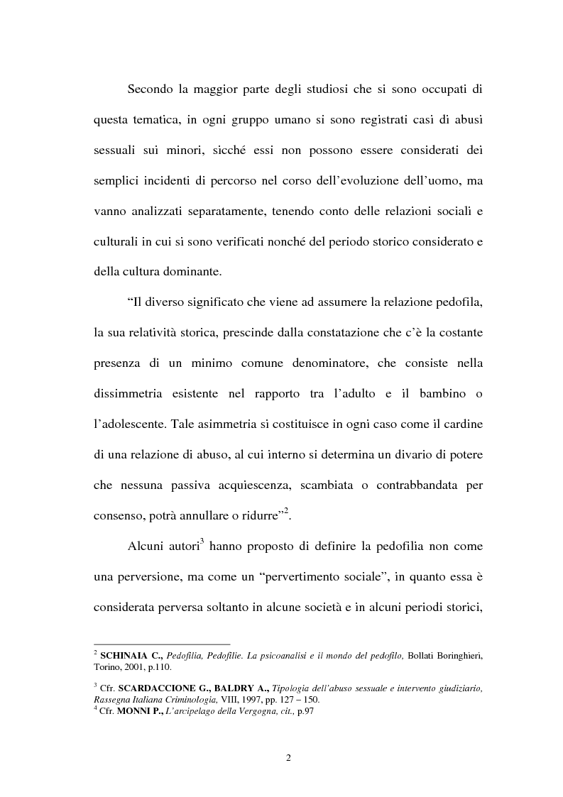 Anteprima della tesi: La pornografia minorile su Internet e le tecniche per contrastarla, Pagina 2