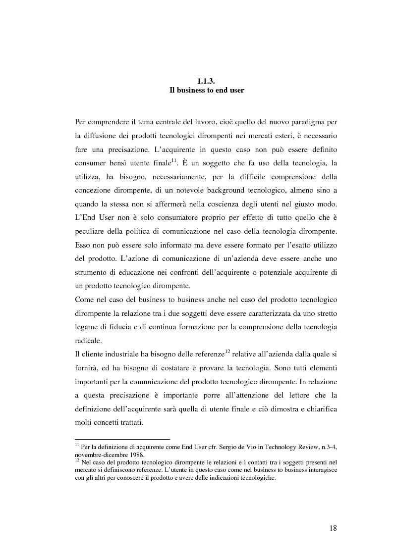 Anteprima della tesi: Le politiche di comunicazione dei prodotti tecnologici dirompenti nel mercato globale. Il caso Jepssen, Pagina 12