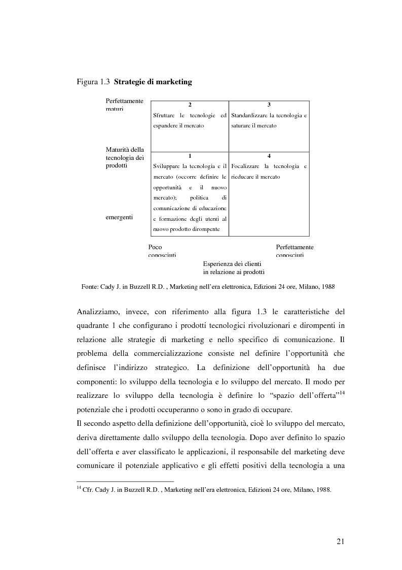 Anteprima della tesi: Le politiche di comunicazione dei prodotti tecnologici dirompenti nel mercato globale. Il caso Jepssen, Pagina 15