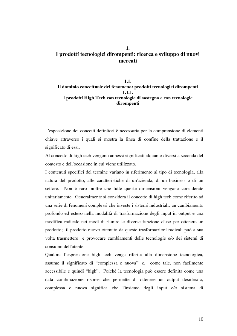 Anteprima della tesi: Le politiche di comunicazione dei prodotti tecnologici dirompenti nel mercato globale. Il caso Jepssen, Pagina 4