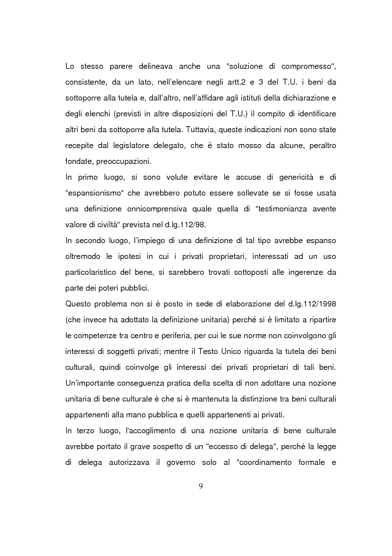 Anteprima della tesi: Beni culturali di interesse religioso, Pagina 12