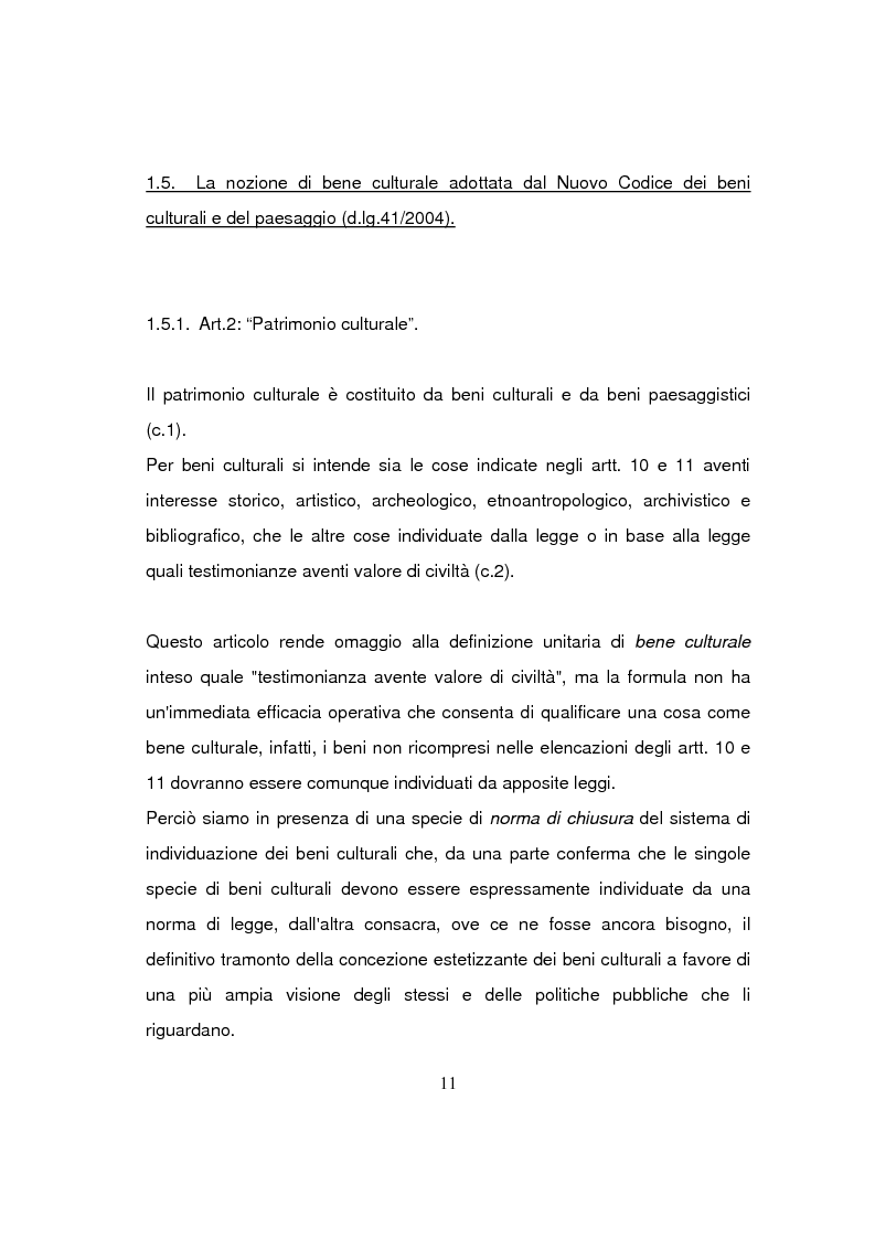 Anteprima della tesi: Beni culturali di interesse religioso, Pagina 14