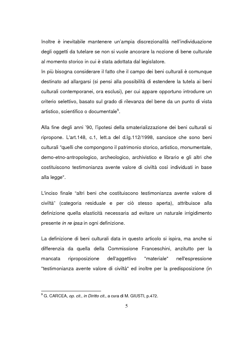 Anteprima della tesi: Beni culturali di interesse religioso, Pagina 8
