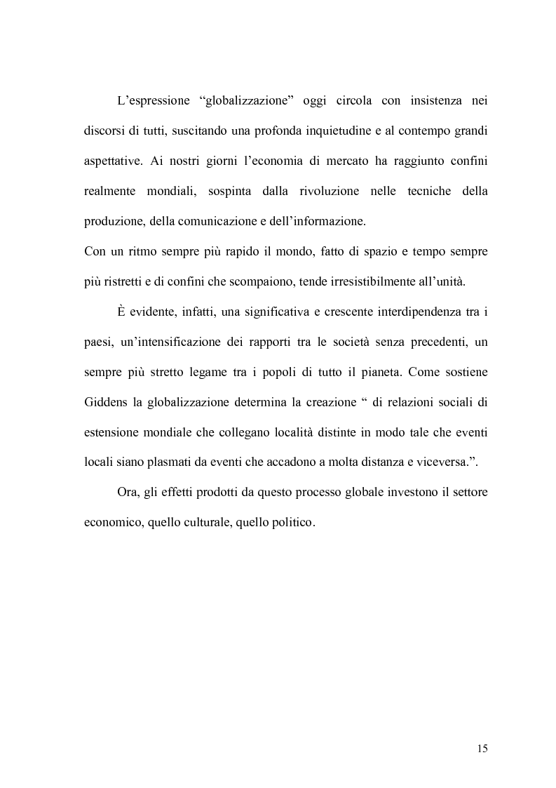 Anteprima della tesi: Globalizzazione e salvaguardia dell'ambiente, Pagina 10
