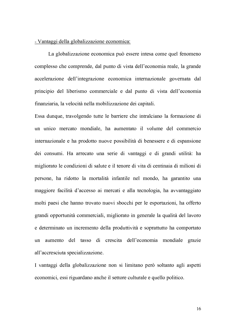 Anteprima della tesi: Globalizzazione e salvaguardia dell'ambiente, Pagina 11
