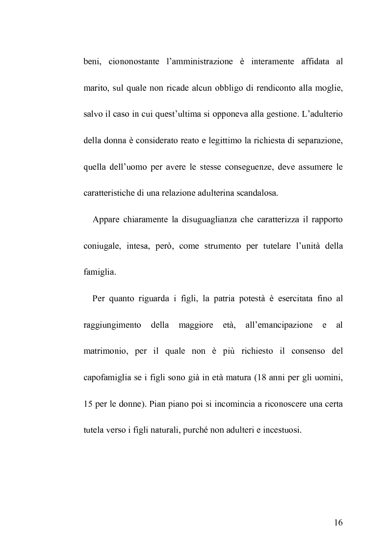 Anteprima della tesi: La famiglia legittima e la famiglia di fatto tra paralisi statale e iperattivismo regionale, Pagina 12