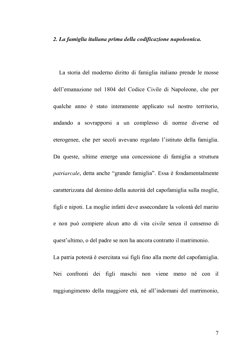 Anteprima della tesi: La famiglia legittima e la famiglia di fatto tra paralisi statale e iperattivismo regionale, Pagina 3