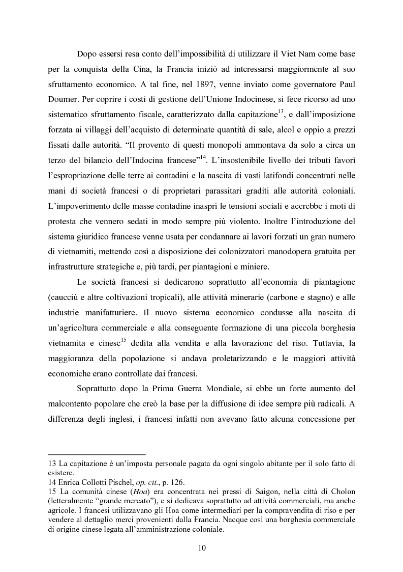 Anteprima della tesi: VIET NAM: Una pace difficile - Dalla ''vietnamizzazione'' del conflitto all'invasione della Cambogia, Pagina 10
