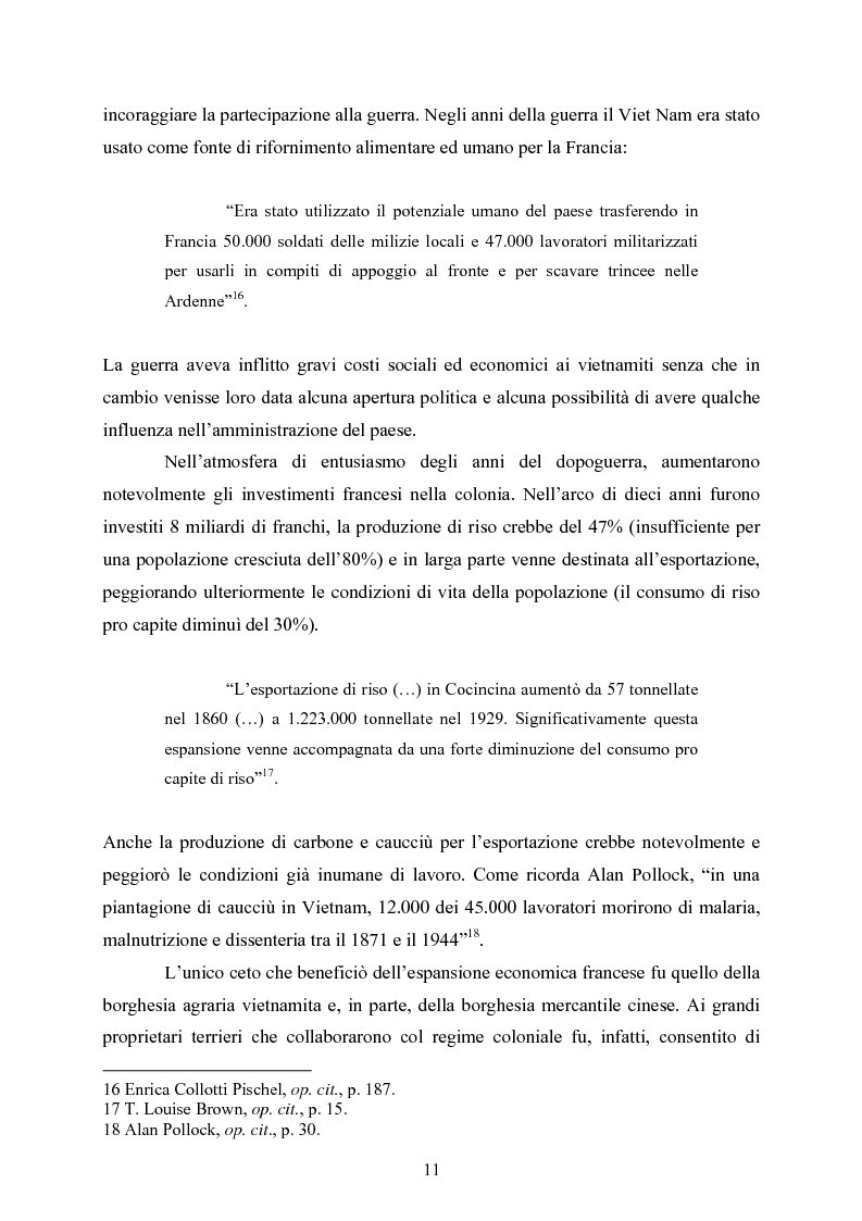 Anteprima della tesi: VIET NAM: Una pace difficile - Dalla ''vietnamizzazione'' del conflitto all'invasione della Cambogia, Pagina 11