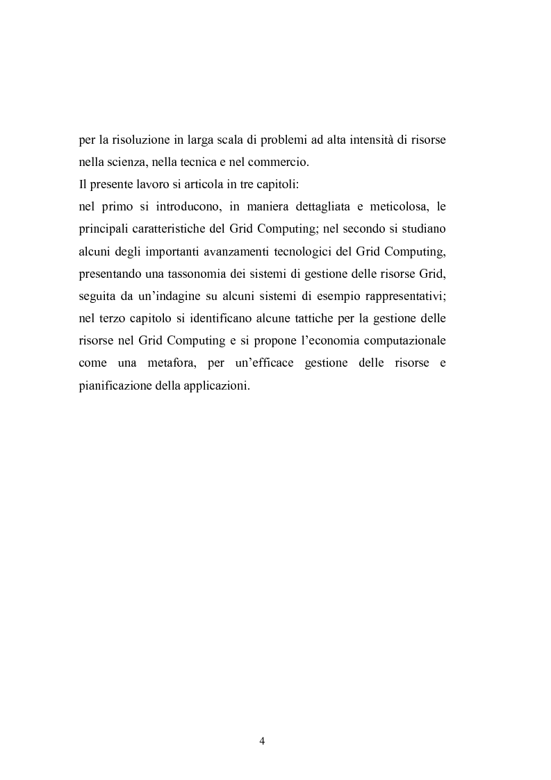Anteprima della tesi: Grid Computing per economie computazionali distribuite, Pagina 2