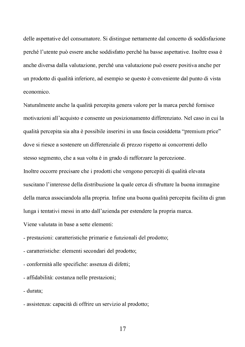 Anteprima della tesi: Marca e packaging per il successo aziendale: Il caso Aquolina, nuovi universi sensoriali per la cosmesi., Pagina 12