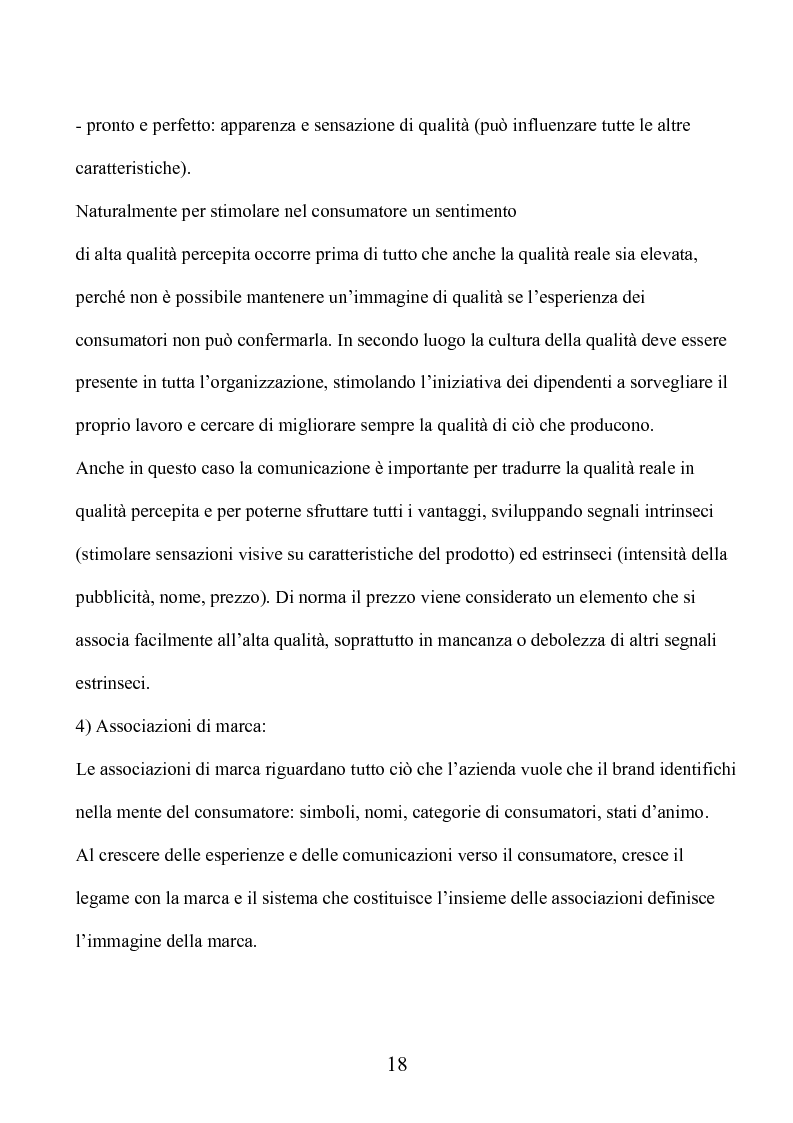 Anteprima della tesi: Marca e packaging per il successo aziendale: Il caso Aquolina, nuovi universi sensoriali per la cosmesi., Pagina 13