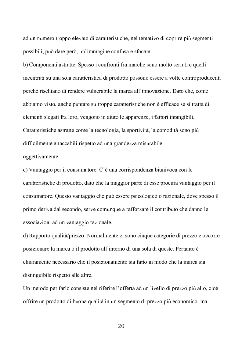 Anteprima della tesi: Marca e packaging per il successo aziendale: Il caso Aquolina, nuovi universi sensoriali per la cosmesi., Pagina 15