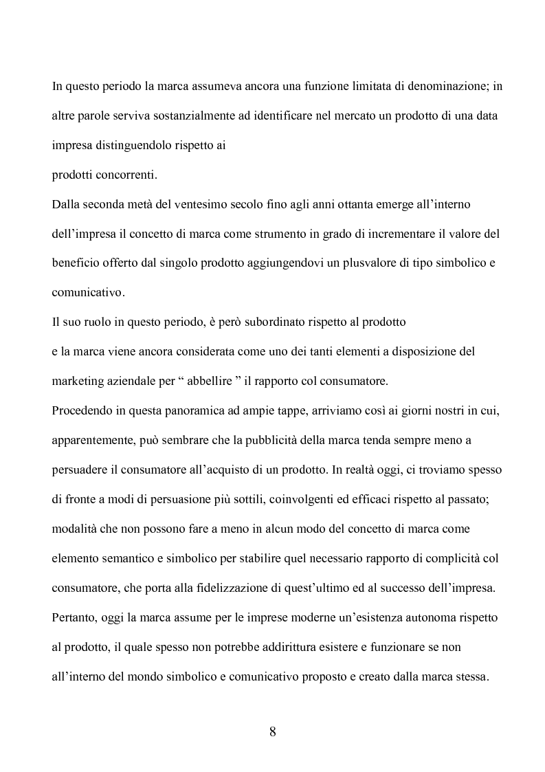Anteprima della tesi: Marca e packaging per il successo aziendale: Il caso Aquolina, nuovi universi sensoriali per la cosmesi., Pagina 3