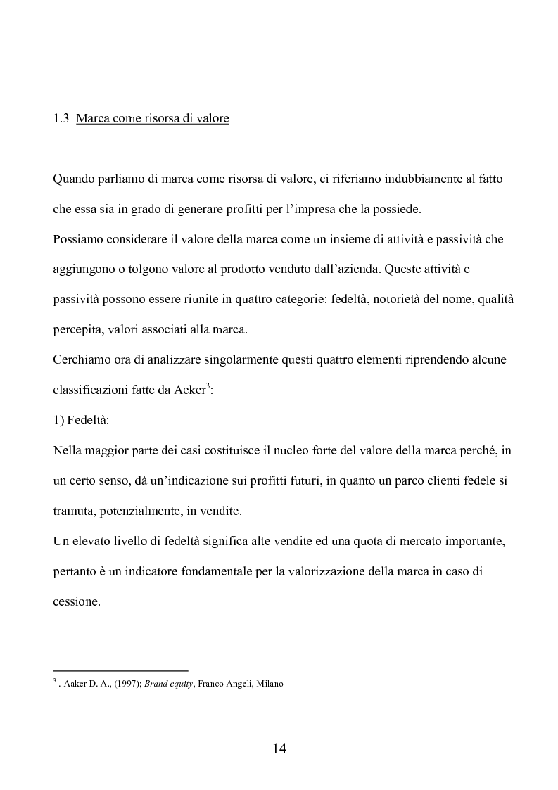 Anteprima della tesi: Marca e packaging per il successo aziendale: Il caso Aquolina, nuovi universi sensoriali per la cosmesi., Pagina 9