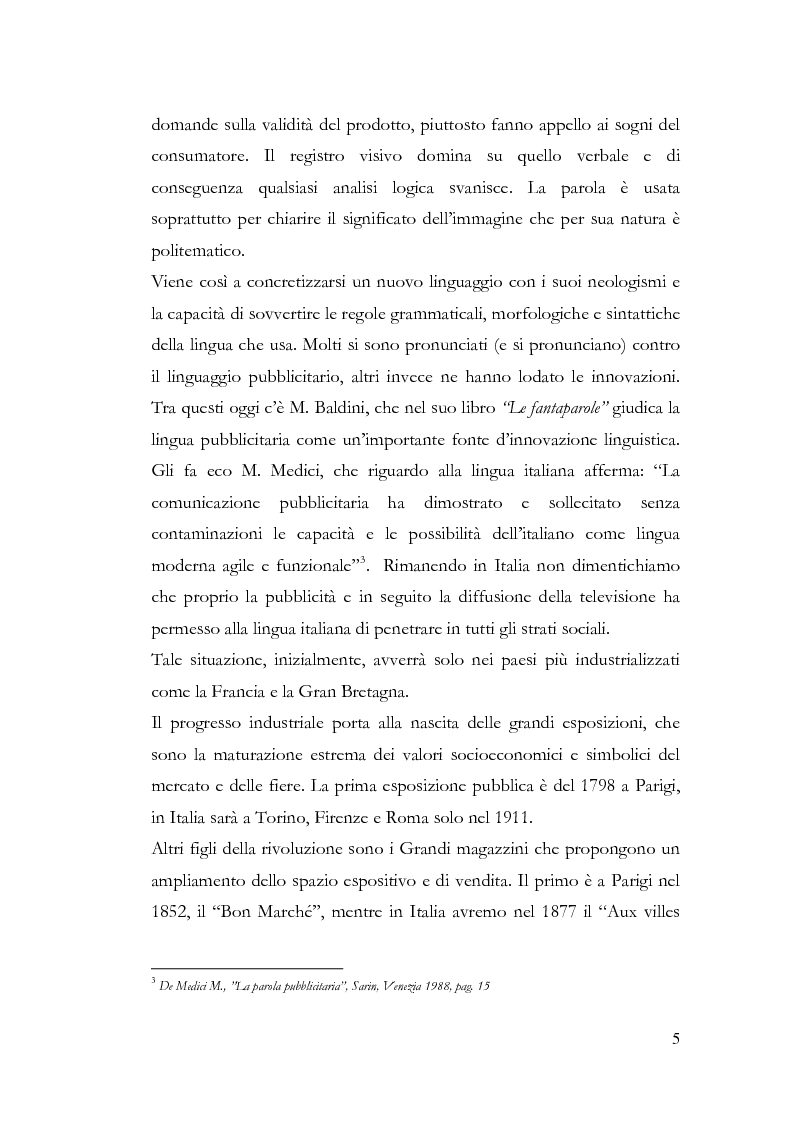 Anteprima della tesi: La pubblicità e le avanguardie, Pagina 5