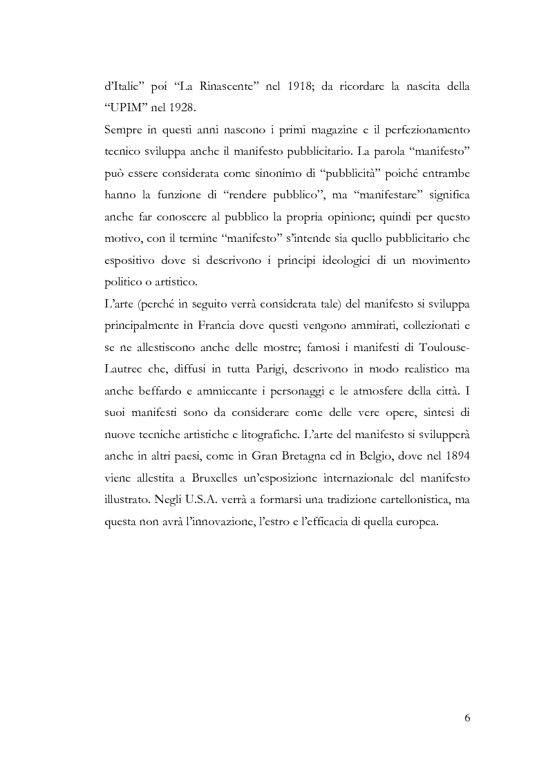 Anteprima della tesi: La pubblicità e le avanguardie, Pagina 6