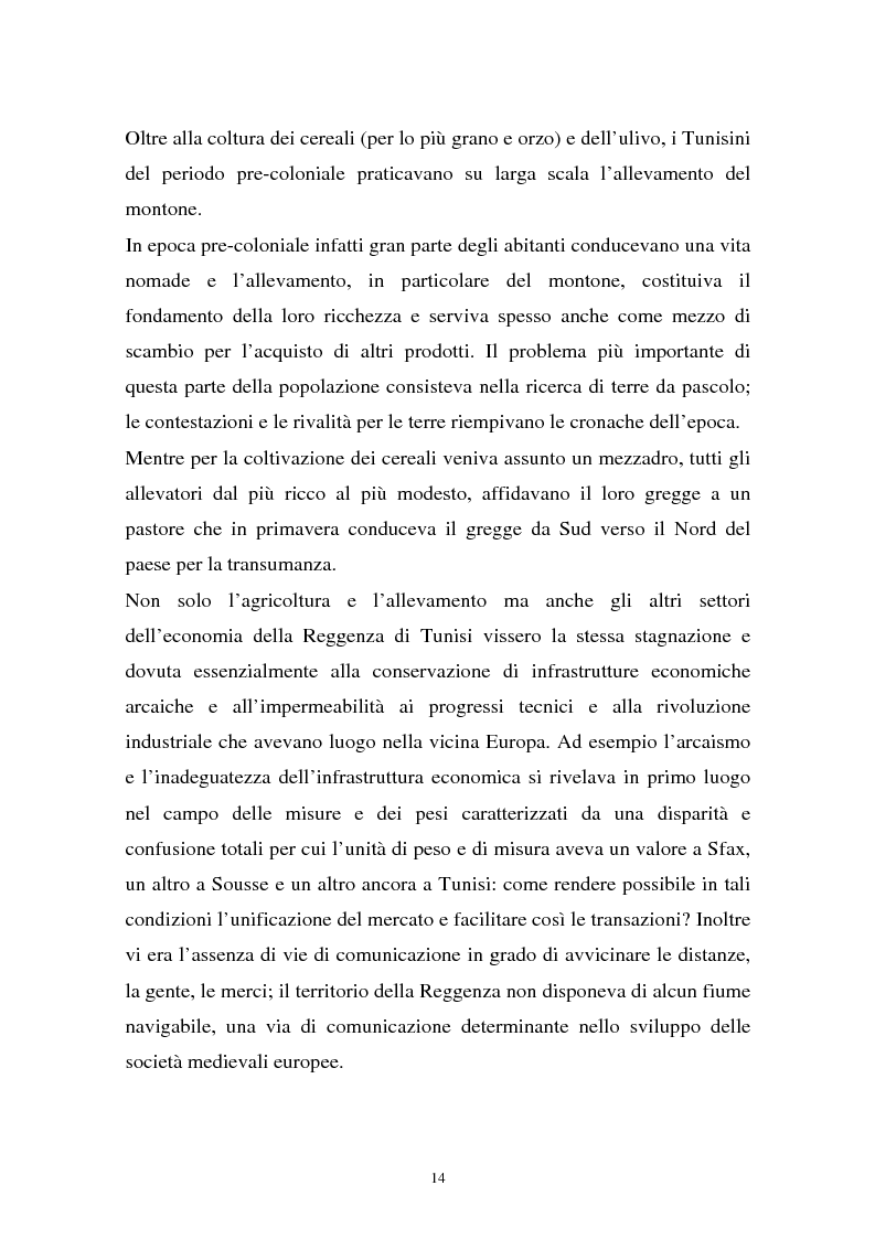 Anteprima della tesi: Gli investimenti stranieri nel Nord Africa in orospettiva storica: il caso della Tunisia, Pagina 14