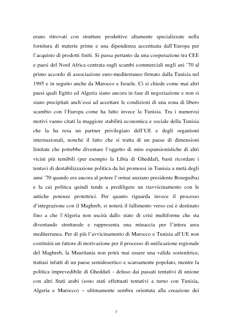 Anteprima della tesi: Gli investimenti stranieri nel Nord Africa in orospettiva storica: il caso della Tunisia, Pagina 3