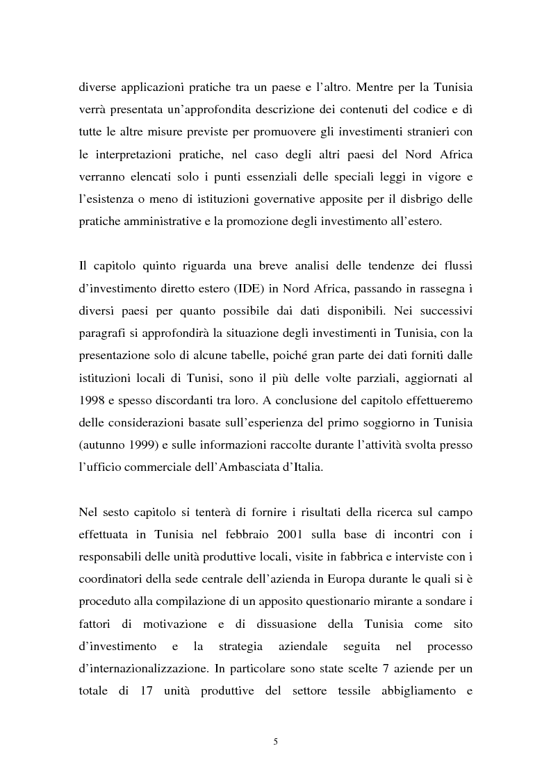 Anteprima della tesi: Gli investimenti stranieri nel Nord Africa in orospettiva storica: il caso della Tunisia, Pagina 5