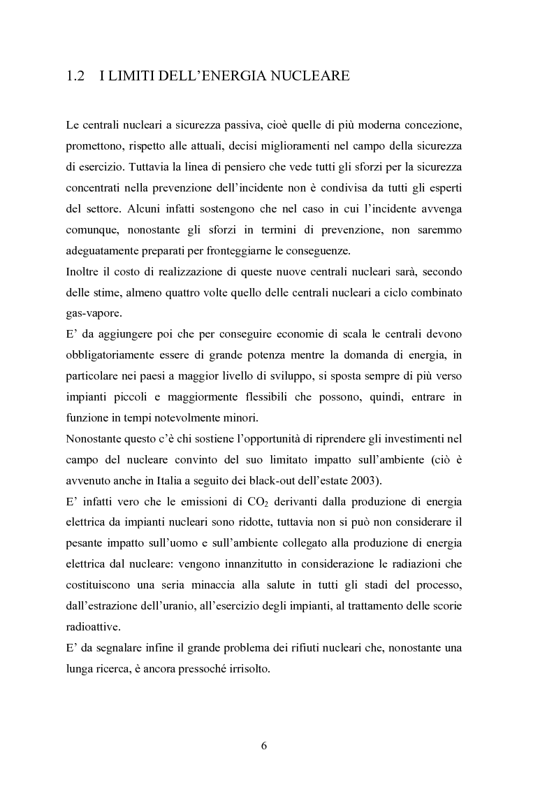 Anteprima della tesi: Le fonti energetiche rinnovabili. Valutazioni economiche, politiche ed ambientali., Pagina 11