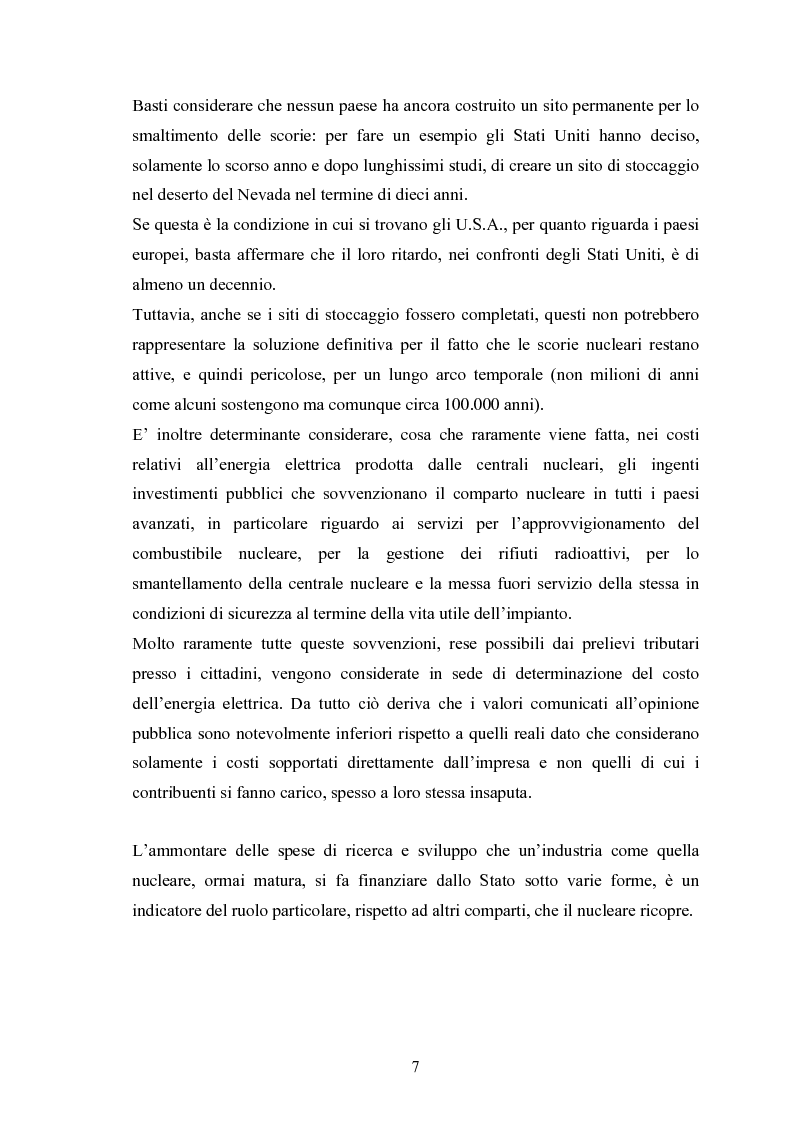 Anteprima della tesi: Le fonti energetiche rinnovabili. Valutazioni economiche, politiche ed ambientali., Pagina 12