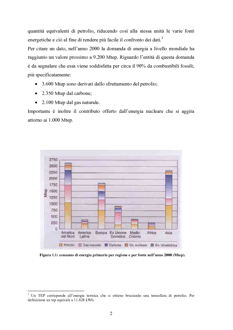 Anteprima della tesi: Le fonti energetiche rinnovabili. Valutazioni economiche, politiche ed ambientali., Pagina 7