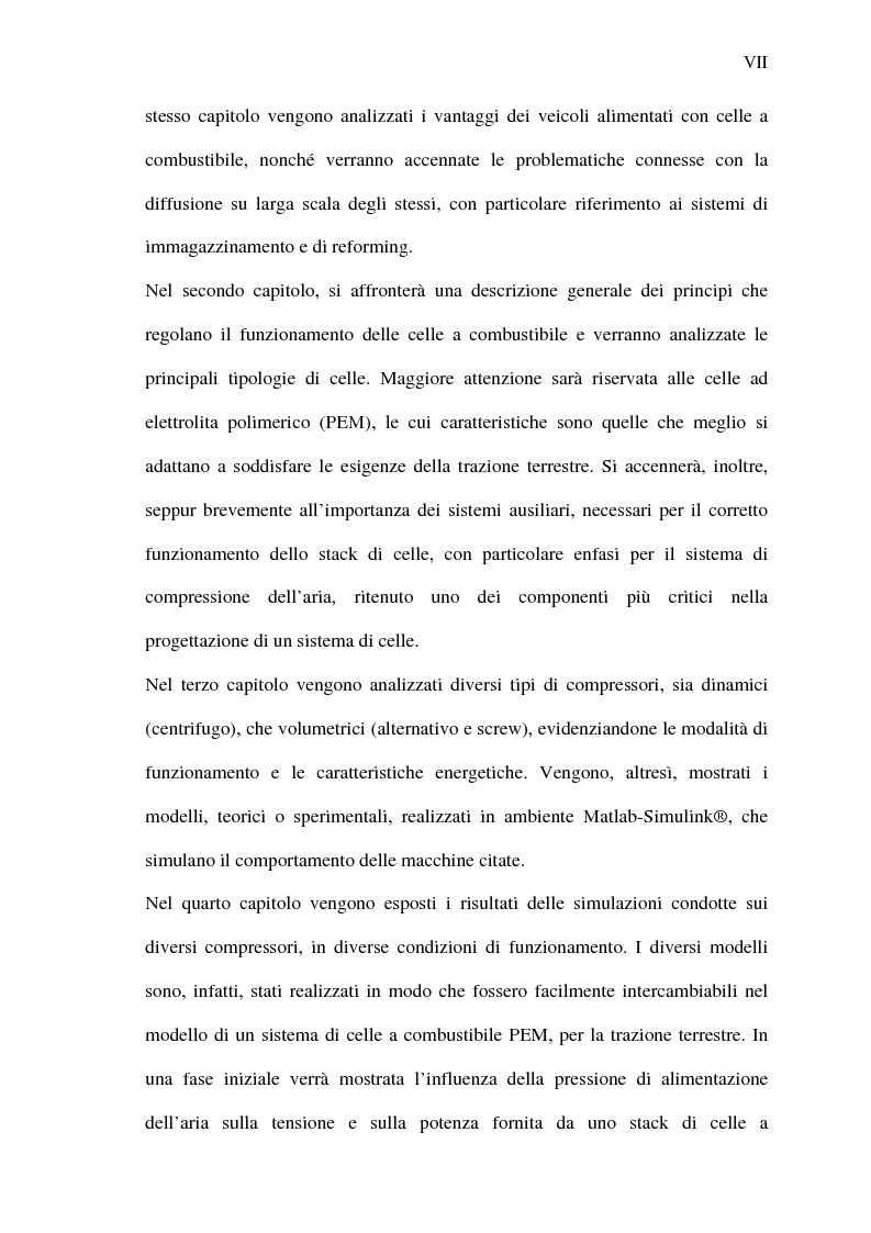Anteprima della tesi: Analisi energetica del sistema di compressione dell'aria di una cella a combustibile PEM per la trazione terrestre, Pagina 7
