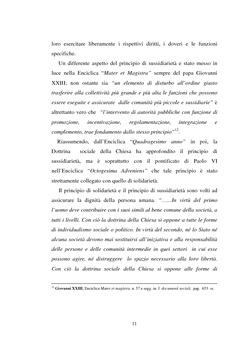 Anteprima della tesi: Il principio di sussidiarietà nel diritto comunitario, Pagina 11