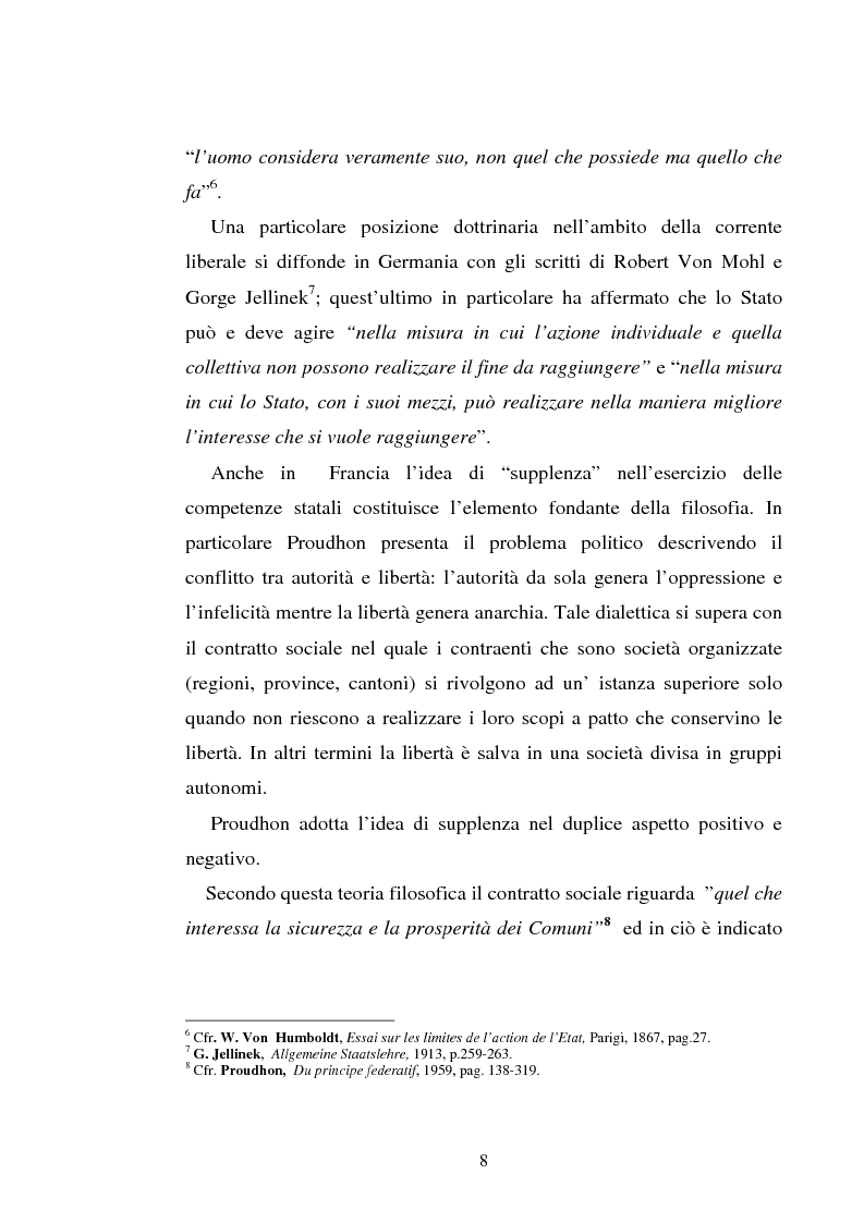 Anteprima della tesi: Il principio di sussidiarietà nel diritto comunitario, Pagina 8