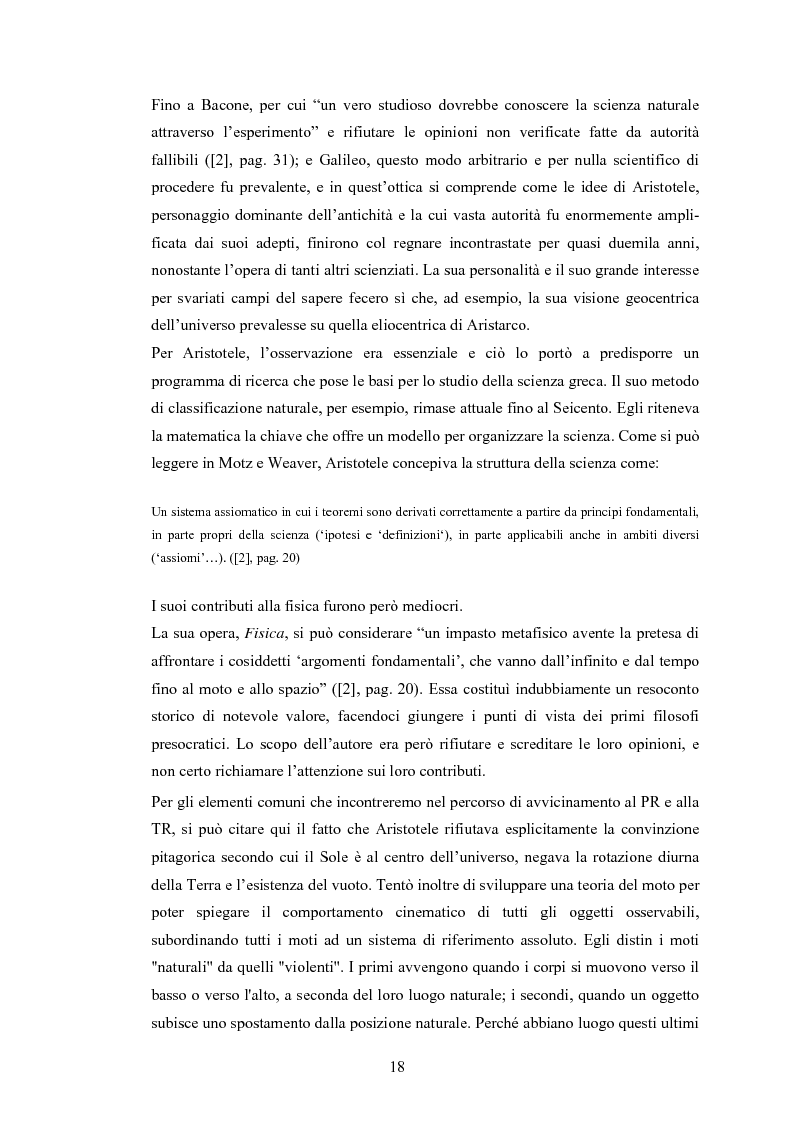 Anteprima della tesi: Il Principio di Relatività, Pagina 13
