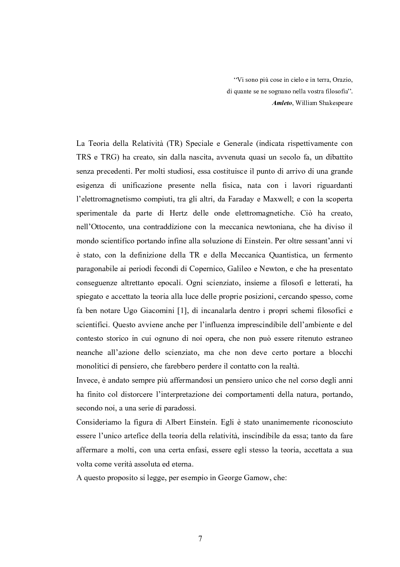Anteprima della tesi: Il Principio di Relatività, Pagina 2