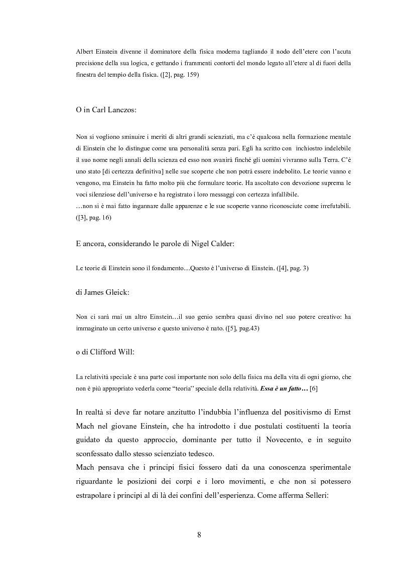 Anteprima della tesi: Il Principio di Relatività, Pagina 3