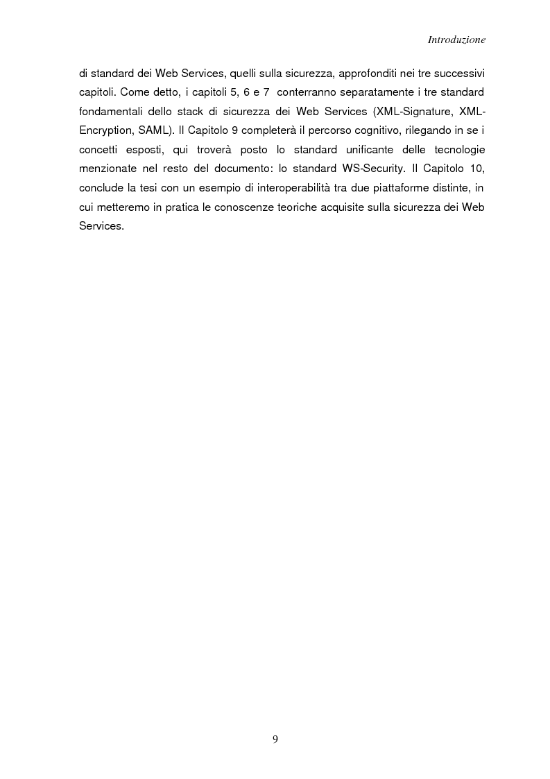 Anteprima della tesi: Sicurezza e Web Services, Pagina 2