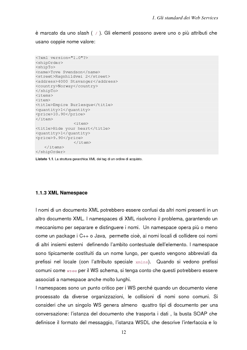 Anteprima della tesi: Sicurezza e Web Services, Pagina 5
