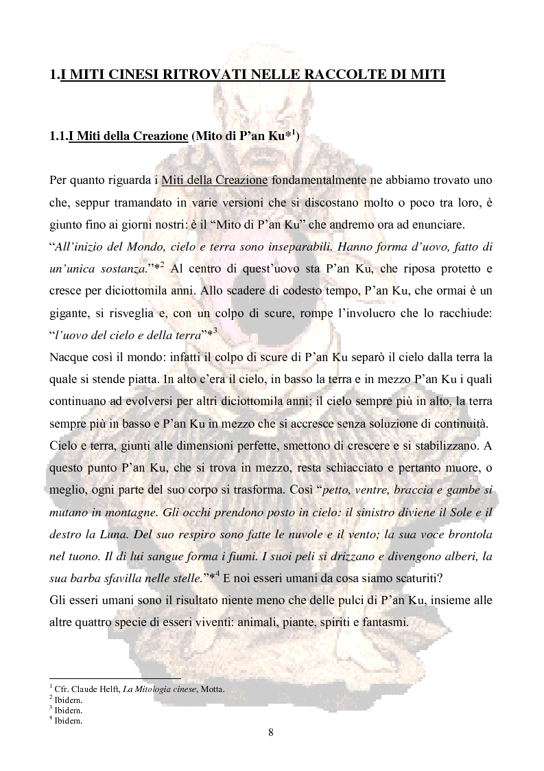 Anteprima della tesi: I Miti della Tradizione nella Cina del Terzo Millennio, Pagina 5